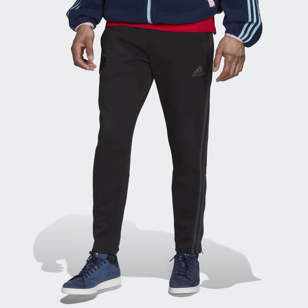 Preto Arsenal DNA 3-Stripes Sweat Tracksuit Bottoms MKL64