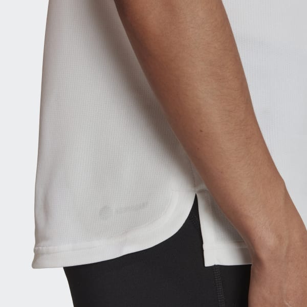Hvid 3-Stripes Sport Brand Love T-shirt T1849