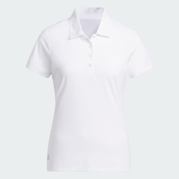 White Ultimate365 Solid Short Sleeve Polo Shirt