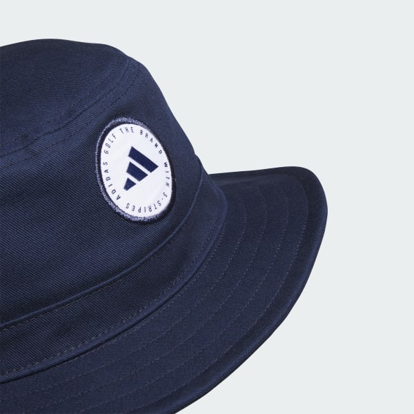 Blue Solid Bucket Hat