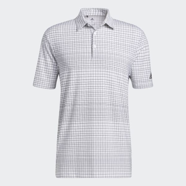 White Ultimate365 Allover Print Primegreen Polo Shirt BM522