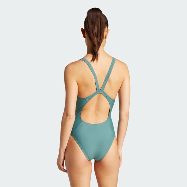 Zielony Kostium kąpielowy V-back