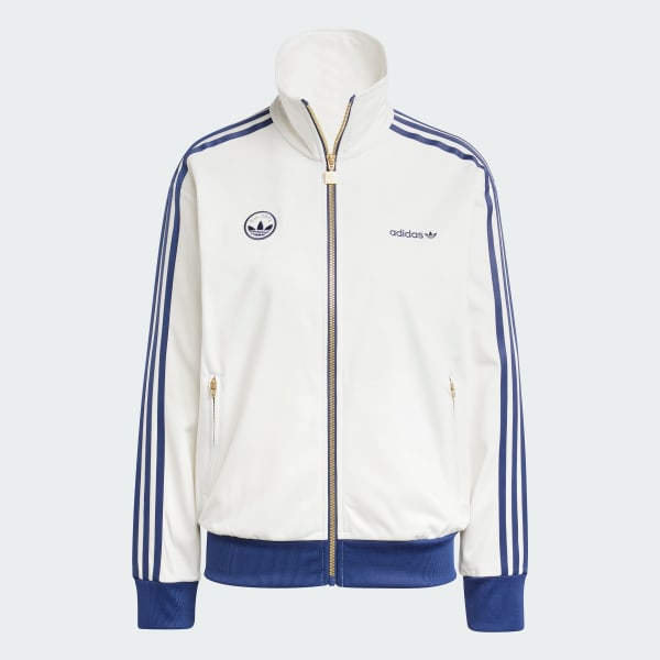 トップス adidas originals w firebirdtt white Adidas FIREBIRD TT White Womens Zipper adidas