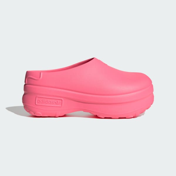 Pink Adifom Stan Smith Mule Shoes