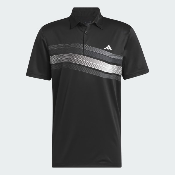 สีดำ เสื้อโปโล Core Chest Stripe