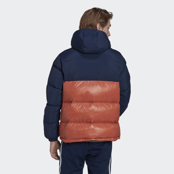 Blue Down Regen Hooded Puffer Jacket