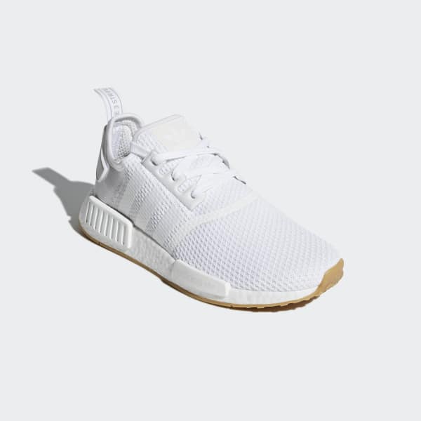 adidas originals men's nmd_r1 shoes white