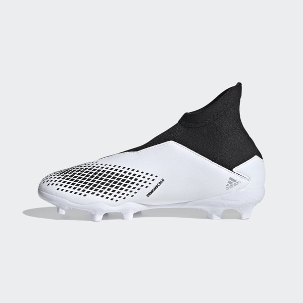 white predator cleats