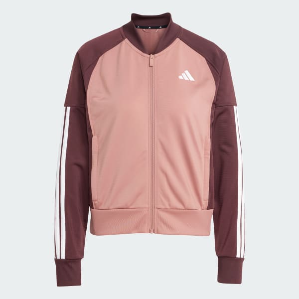 adidas Tricot 3-Stripes Fashion Track Top - Pink | Free adidas Tricot 3-Stripes Fashion Track Top - Pink | Free