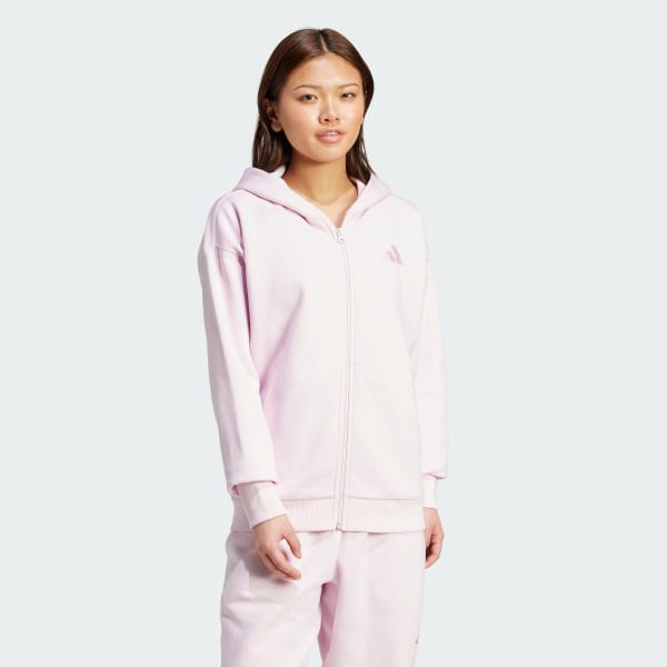 Rosa ALL SZN Fleece Kapuzenjacke