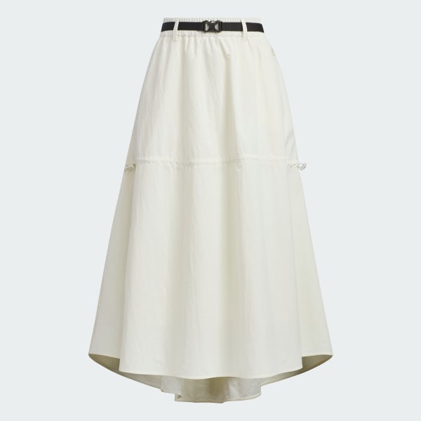 ベージュ Luxflow ルーズフィット ストレッチウーブンスカート