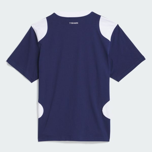 adidas Tyshawn Tee - Blue | Free Shipping with adiClub
