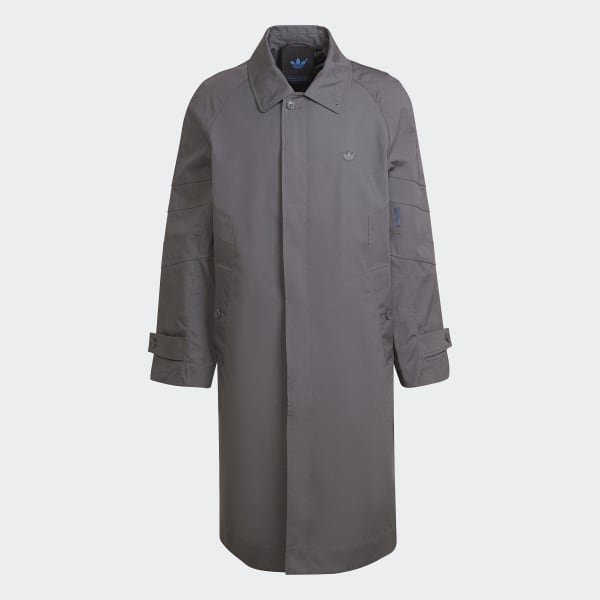 Grey Blue Version Trench Coat L6244