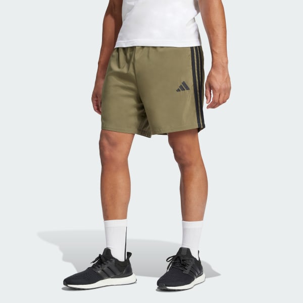 Green Essential 3-Stripes Chelsea Shorts