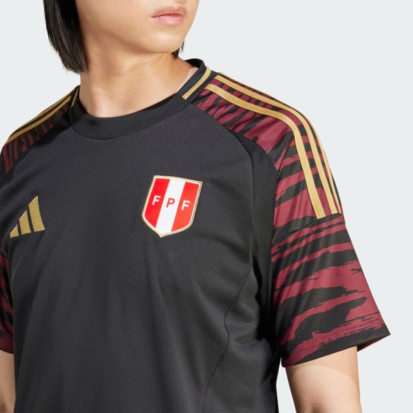 Negro Camiseta Visitante Selección Peruana 2024 Adulto