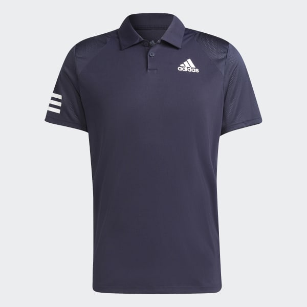 Azul Polo 3-Stripes Tennis Club