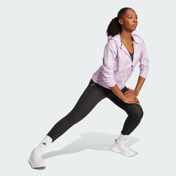 Ungu Jaket Own The Run Allover Print