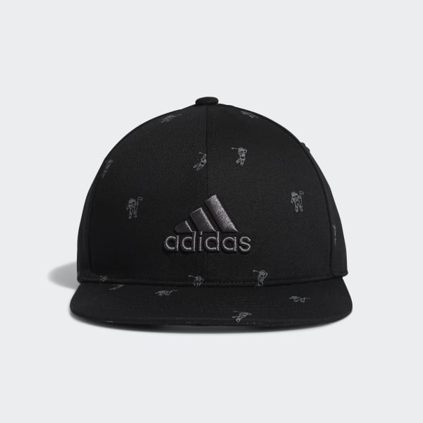 adidas flat cap black
