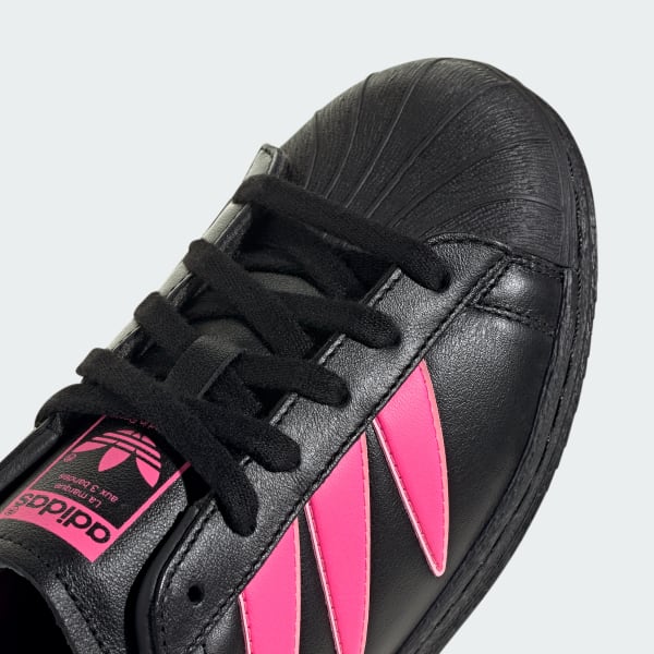 Black adidas superstar womens online