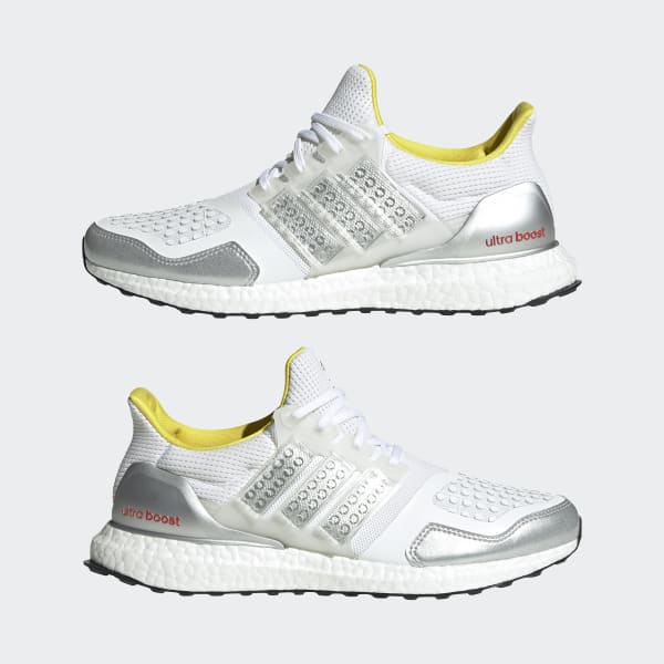 White adidas Ultraboost DNA x LEGO® Plates Shoes LEW01