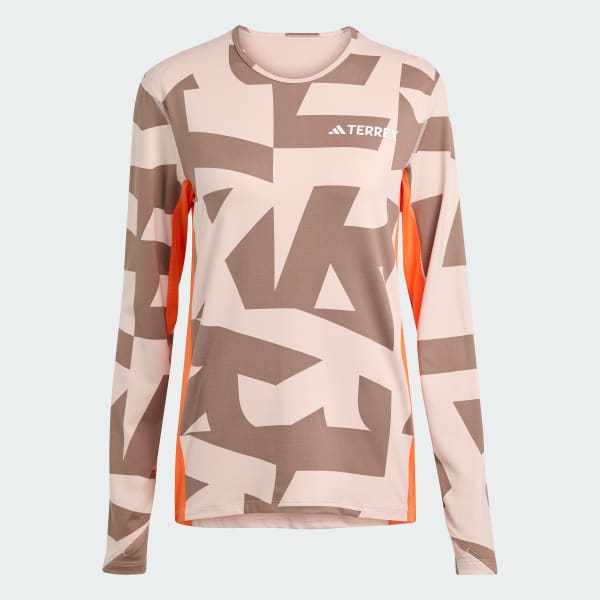 Bruin Multi Synthetische Basislaag met Lange Mouwen