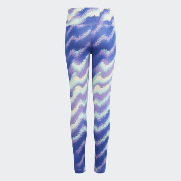 oranzová Legíny Dance AEROREADY High-Waisted Printed