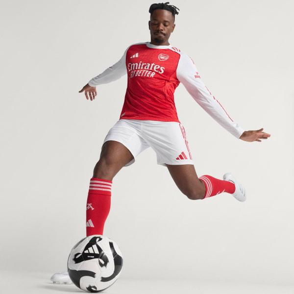 Arsenal 25/26 Long Sleeve Home Authentic Jersey