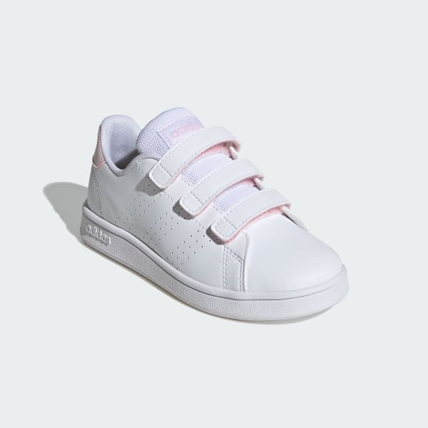 Blanc Chaussure à scratch Advantage Court Lifestyle