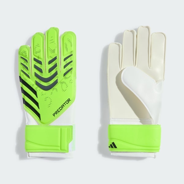 Vert Gants de gardien Predator Training Enfants