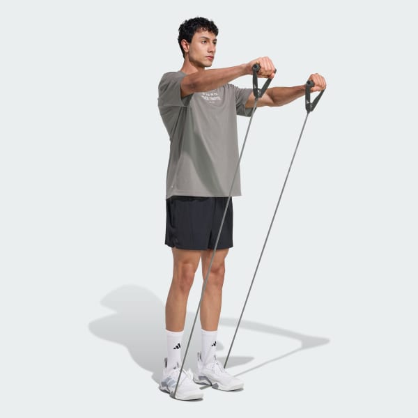 Grey CLIMACOOL POWER TRAINING GRAPHIC T-SHIRT