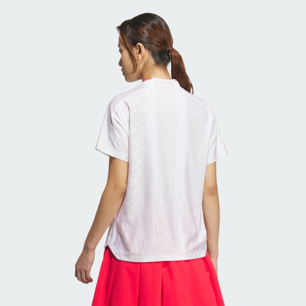 ホワイト 【ゴルフ】アディゼロ メッシュ モックネック 半袖シャツ