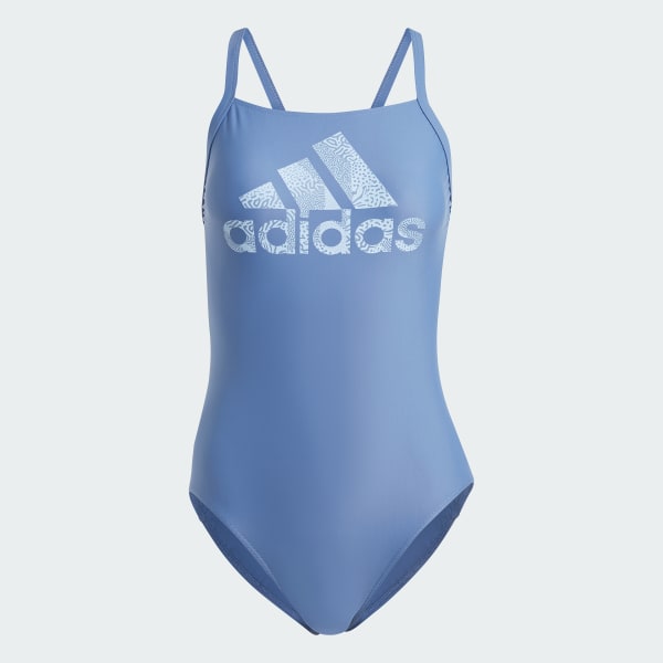 Μπλε Big Logo Swimsuit