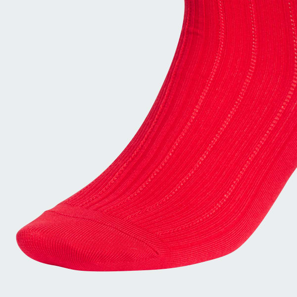 Red Unisex Originals Ruffle 3-Pack Quarter