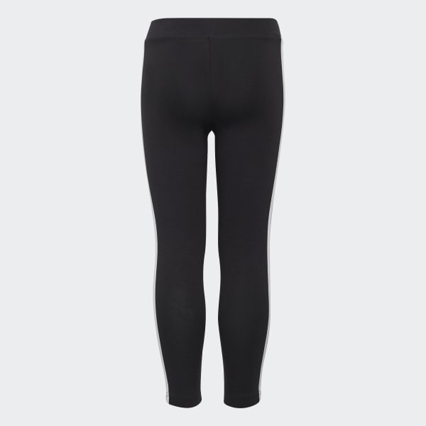Black Essentials 3-Stripes Leggings