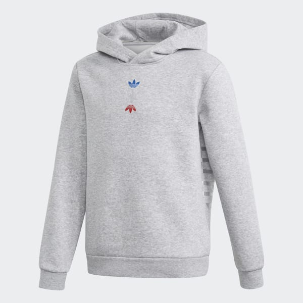grey logo hoodie