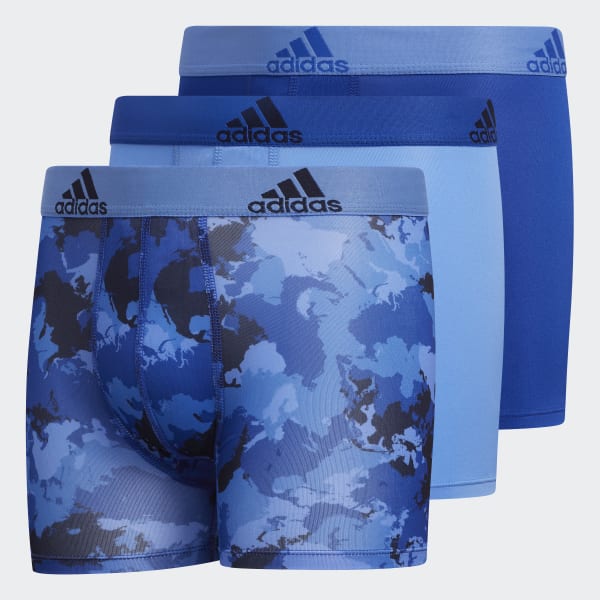 adidas Sport Performance Boxer Briefs 3 Pairs Blue adidas US