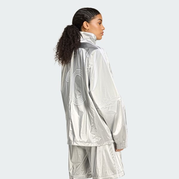 Plateado chaqueta deportiva Adilenium Season 4 Teamgeist Plata extragrande