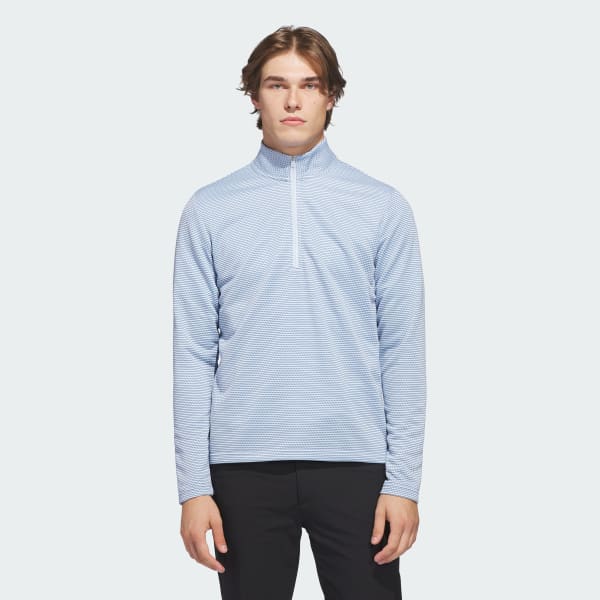 adidas Performance Printed Quarter-Zip - Grey | Free Shipping with