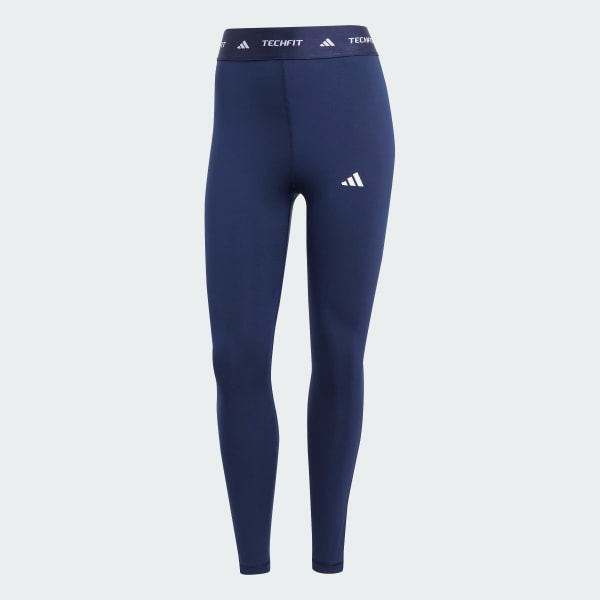 Blau TECHFIT 7/8-Leggings