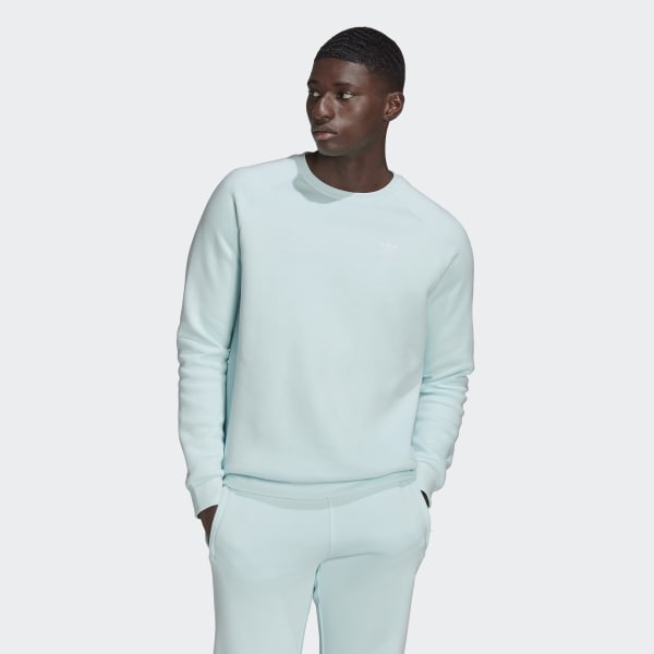 modrá Mikina Adicolor Essentials Trefoil Crewneck JKZ50