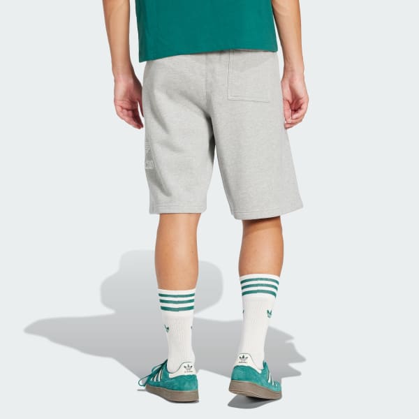 Adidas Adicolor Outline Trefoil Shorts Grey 2XL Mens Originals Shorts