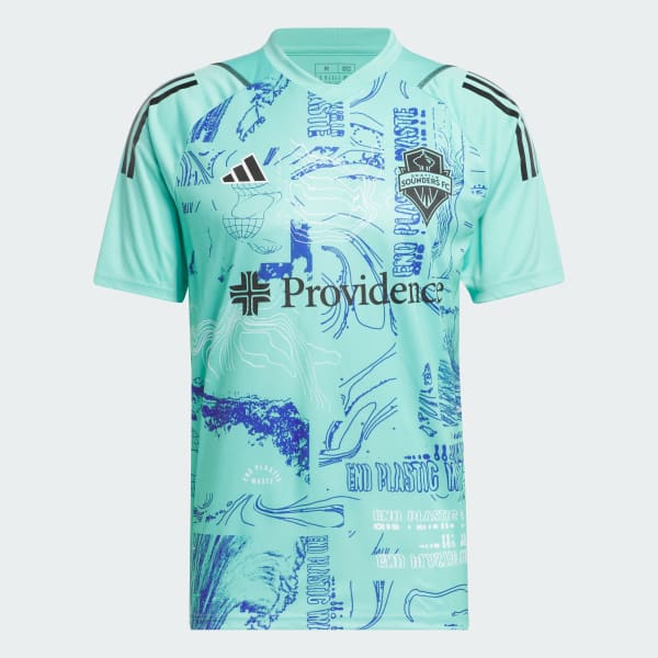 adidas Seattle Sounders Originals Vneck Soccer Jersey Tshirt in