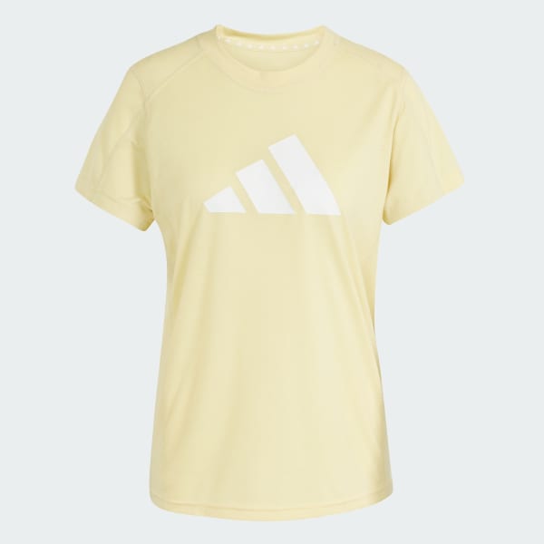 Yellow Train Essentials Big Performance Logo Training Tee