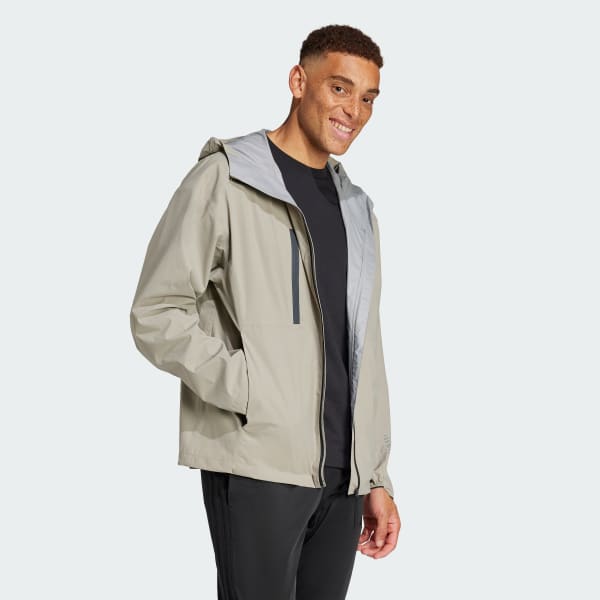 Beige MYSHELTER 2.5-Layer RAIN.RDY Light Jacket