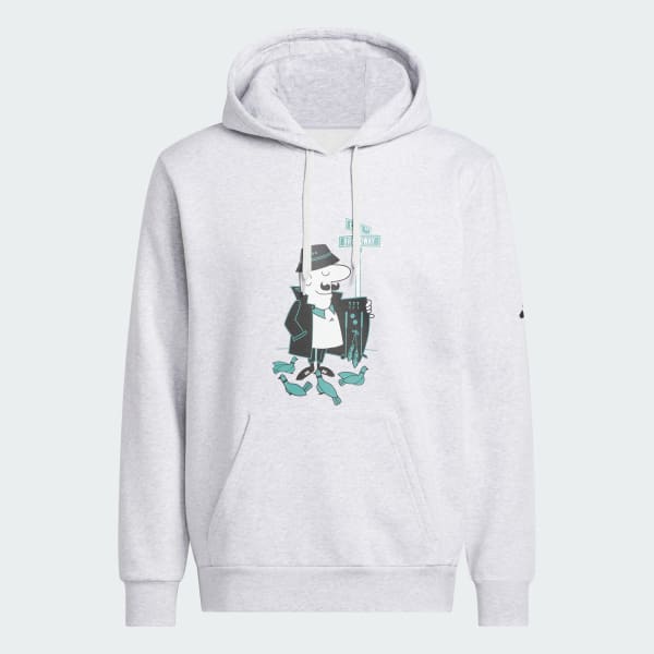 グレー 【ゴルフ】チップ in NYC グラフィック パーカー