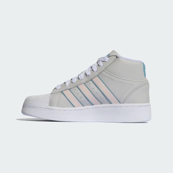Gray high top adidas shop