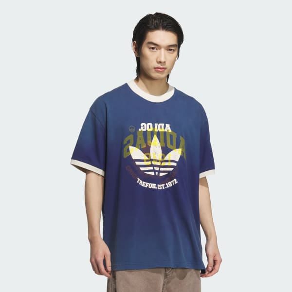 ☆Adidas☆Originals BBLS WASHED TEE Dark Blue 아디다스 BBLS WASHED TEE - Blue | adidas South Korea