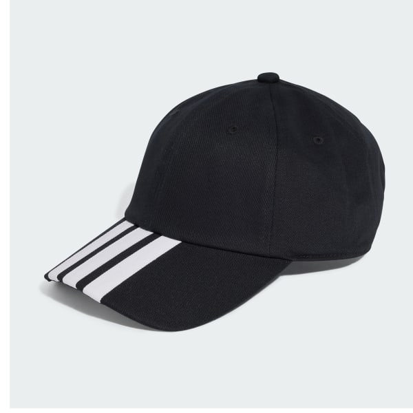 Black Sportswear Stripes Cap