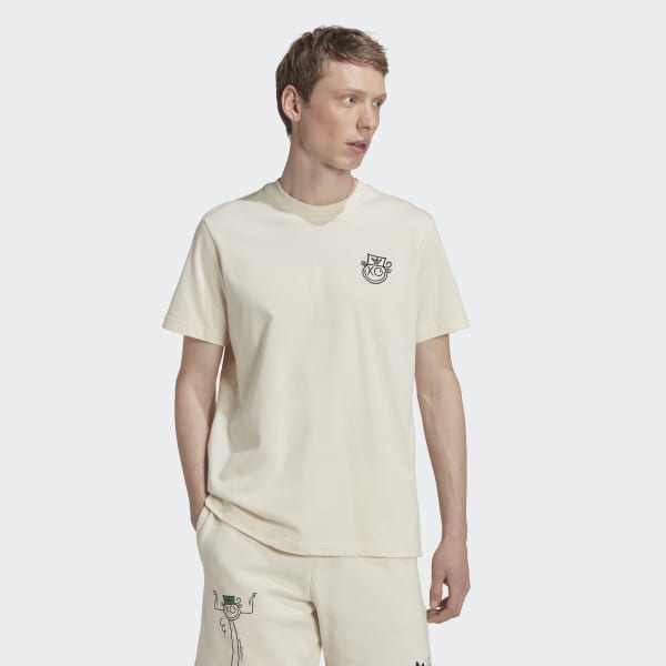 Weiss adidas Originals x André Saraiva T-Shirt TK782