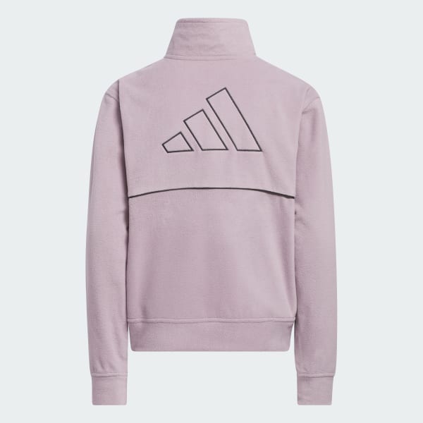 Purple 1/4-Zip Fleece Jacket